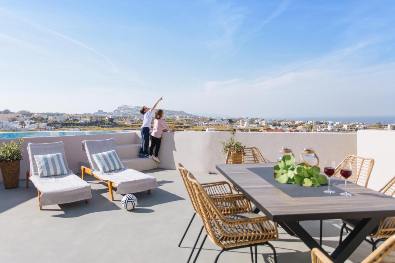 Amer Villa Santorini With Outdoor Hot Tub Vothon Екстер'єр фото