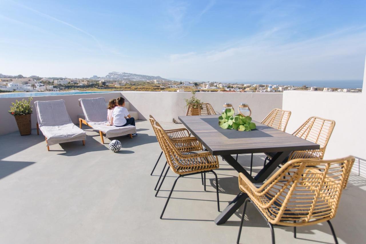 Amer Villa Santorini With Outdoor Hot Tub Vothon Екстер'єр фото