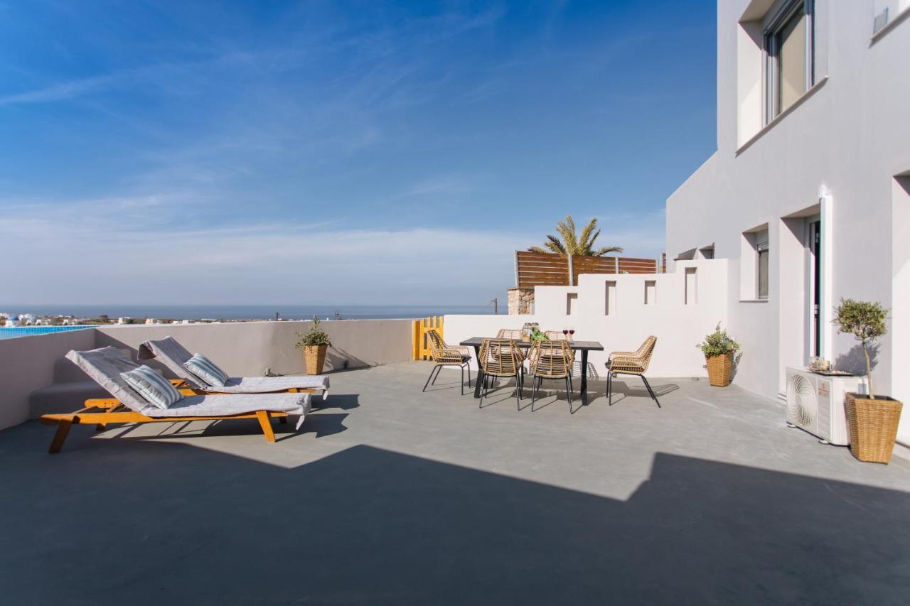 Amer Villa Santorini With Outdoor Hot Tub Vothon Екстер'єр фото